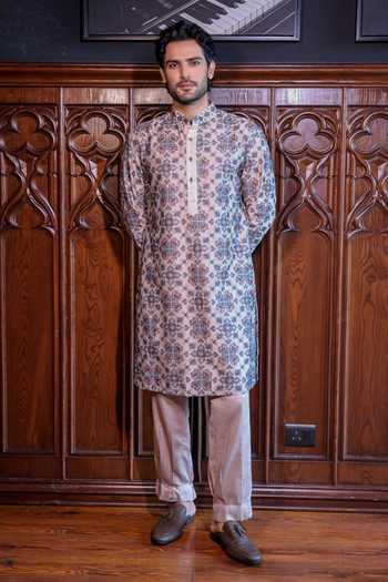 Jorah Men Embroidered Kurta Set 