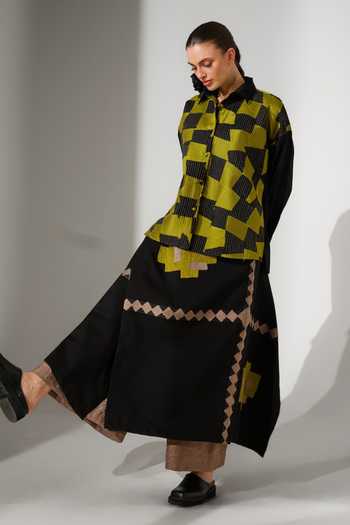 Stoique Embrace Applique Work Skirt 