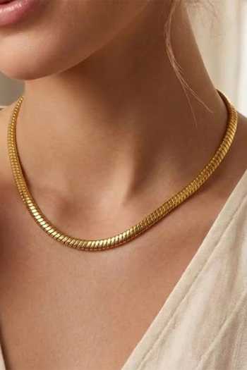 Arvino Molten Gold Snake Necklace 