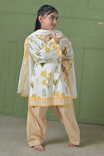 The Plum Bum Lily Kurta Farshi Salwar Set 