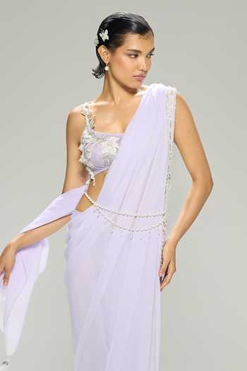 Dilnaz Pearl Chain Belt 