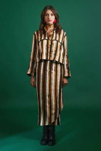 KA-Sha Sheena Wrap Skirt 