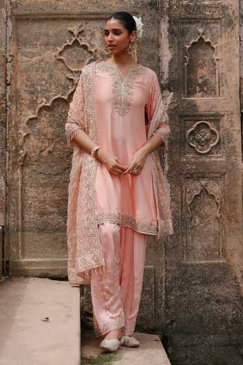 Sheetal Batra Maham Embroidered Short Anarkali Salwar Set 