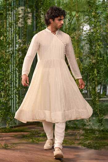 Jigar & Nikita Baadshah Deck Anarkali Kurta Set 