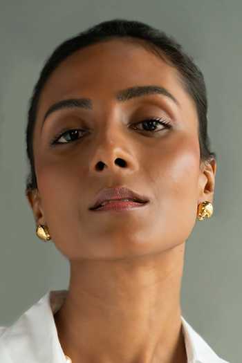 KEFI-CO Pallas Moon Stud Earrings 