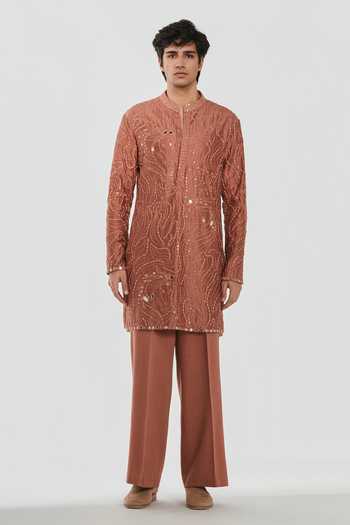 Abhinav Mishra Shrine Zenith Embroidered Kurta Set 
