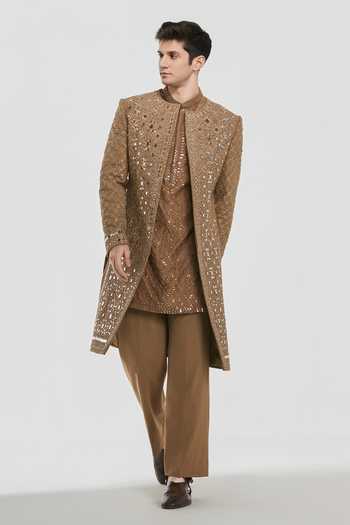 Abhinav Mishra Pataudi Embroidered Sherwani Set 