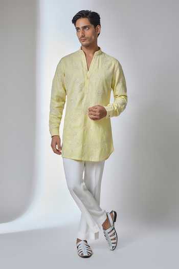 Salil Bhatia Dori Embellished Kurta Set 
