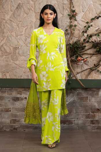 Senren By Eshana Raut Floral Print Kurta Set 