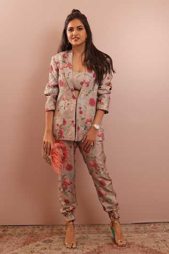 PS Pret By Payal Singhal Gulbagh Print Blazer & Pant Set 
