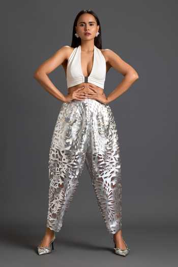 Deepika Arora Laser-Cut Pant
