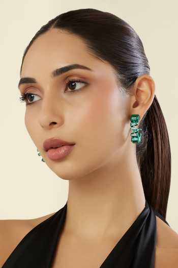 Isharya Imperia Emerald Botox Hoop Earrings 