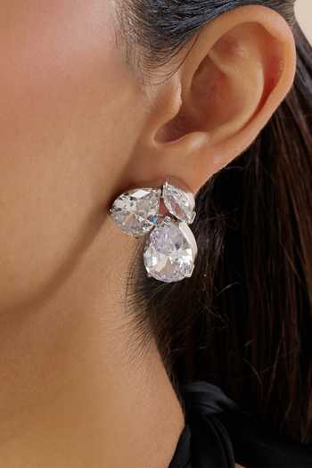 Isharya Trilogy Diamante Botox Stud Earrings 