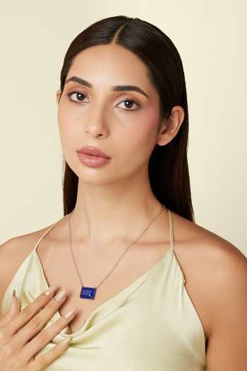 Isharya Sapphire Botox Pendant Necklace 