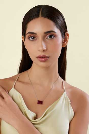 Isharya Ruby Botox Pendant Necklace 