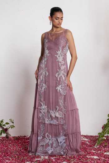 Amrta By Guneet Kondal Embroidered Kurta & Sharara Set 