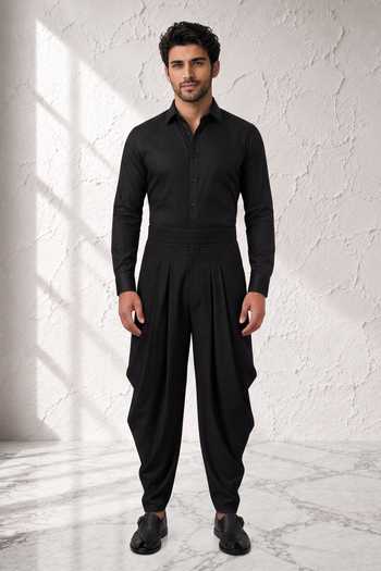 Bubber Couture Niral Cotton Silk Dhoti Pant 