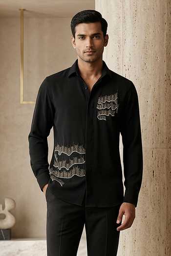 Hilo Design Resonance Embroidered Shirt 
