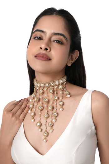 Vaidaan Darpan Mirror Statement Choker 