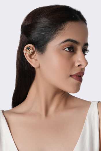 Vaidaan Mita Simple Beaded Earcuff - Single Pc 