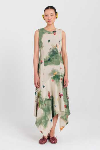 Jodi Sway Asymmetric Printed Dress 