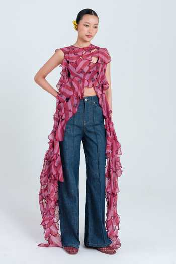 Jodi Spring Cut-Out Cape