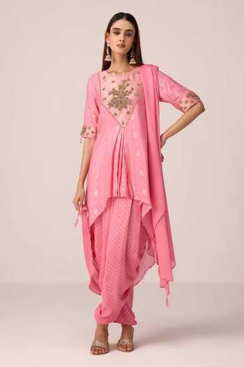 Shyam Narayan Prasad Zardozi Embroidered Kurta Set 