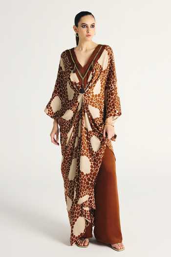 Kamaali Pret Alya Printed Kaftan 