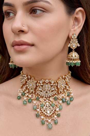 Prestones Stone Embellished Choker Set 