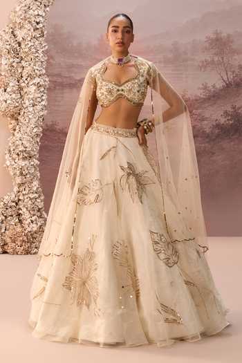 Parul Gandhi Elaria Embroidered Lehenga Set