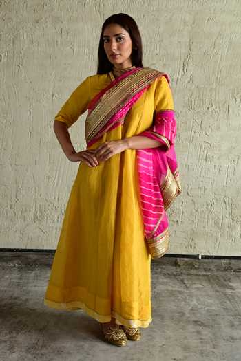 Shorshe Clothing Hand Embroidered Long Kurta 