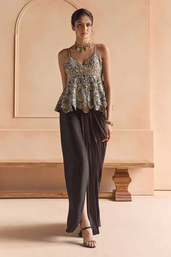 Osaa By Adarsh Embroidered Top & Skirt Set
