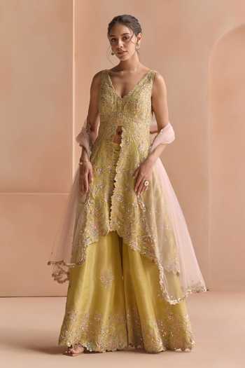 Osaa By Adarsh Embroidered Jacket Skirt Set