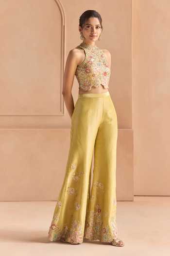 Osaa By Adarsh Embroidered Blouse & Pant Set