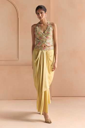 Osaa By Adarsh Embroidered Top & Skirt Set