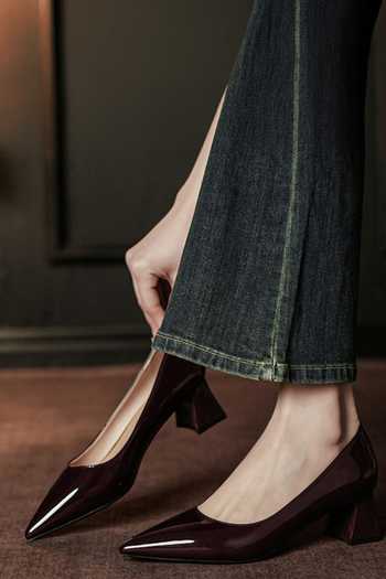 Ozzaro Malkin Matte Block Heels 