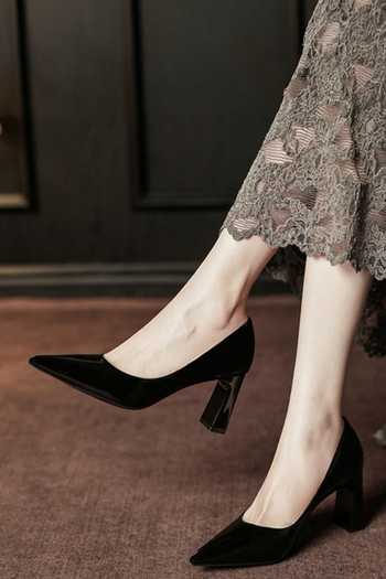 Ozzaro Madam Chunky Block Heels 