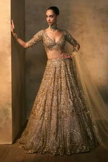 Angad Singh Solstice Embroidered Bridal Lehenga Set 