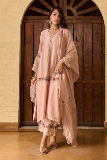 TA’Assur Hand Embroidered Kurta Set 