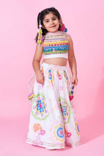 Joey & Pooh Mae Printed Lehenga Set 