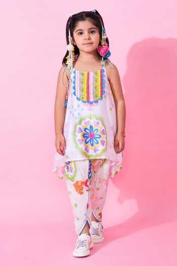 Joey & Pooh Mae Printed Top & Pant Set 