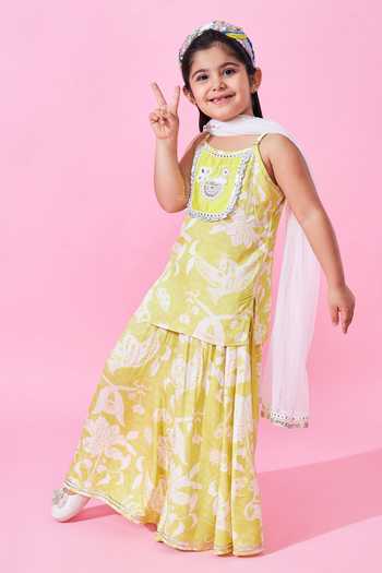 Joey & Pooh Printed Kurta Set 