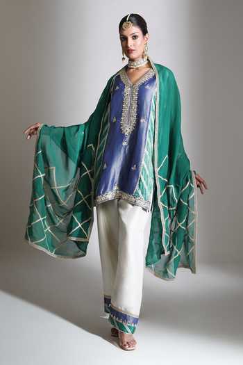 Tanu Malhotra Mirror Work Kurta Set 