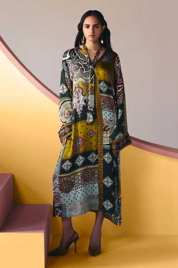 NOIB Adah Mosaic Print Kaftan 