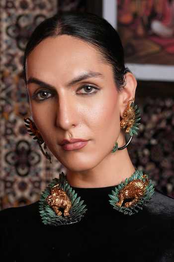 Cao Jewellery Panther Motif Necklace Set 