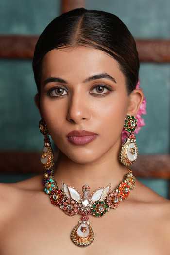 Cao Jewellery Eagle Motif Pendant Necklace Set 