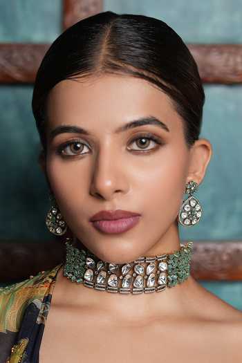 Cao Jewellery Stone Embellished Choker Set 