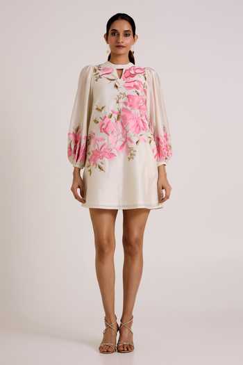 Madder Much Nidam In Bloom Short Dress