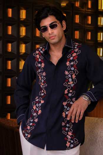 Menoir The Obsidan Embroidered Shirt 