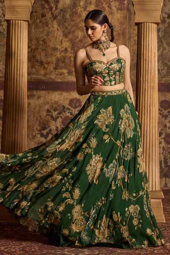 Kalista Samreen Floral Print Lehenga Set